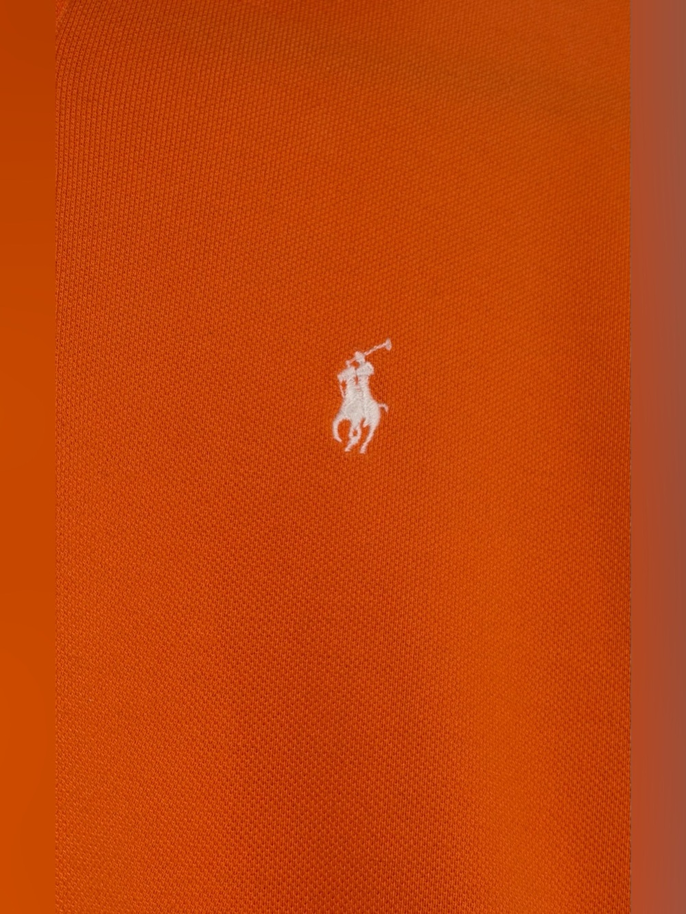 Polo Ralph Lauren Men’s Small Orange Cotton Polo Shirt Classic Pony - Picture 10 of 14